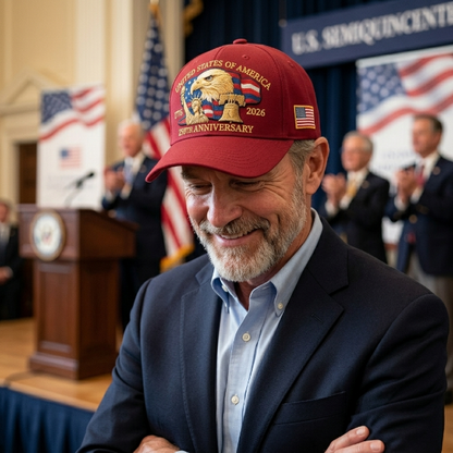 🔥Eagle & Liberty – United States 250th Anniversary Hat✨(Breathable & Lightweight Comfort & Unisex Fit)
