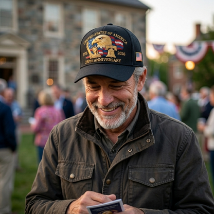 🔥Eagle & Liberty – United States 250th Anniversary Hat✨(Breathable & Lightweight Comfort & Unisex Fit)