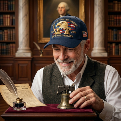 🔥Eagle & Liberty – United States 250th Anniversary Hat✨(Breathable & Lightweight Comfort & Unisex Fit)